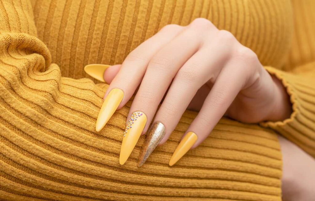 Premium Vector | Nails art and eyelash salon vector logoillustration of  woman hands with elegantbeautiful manicure