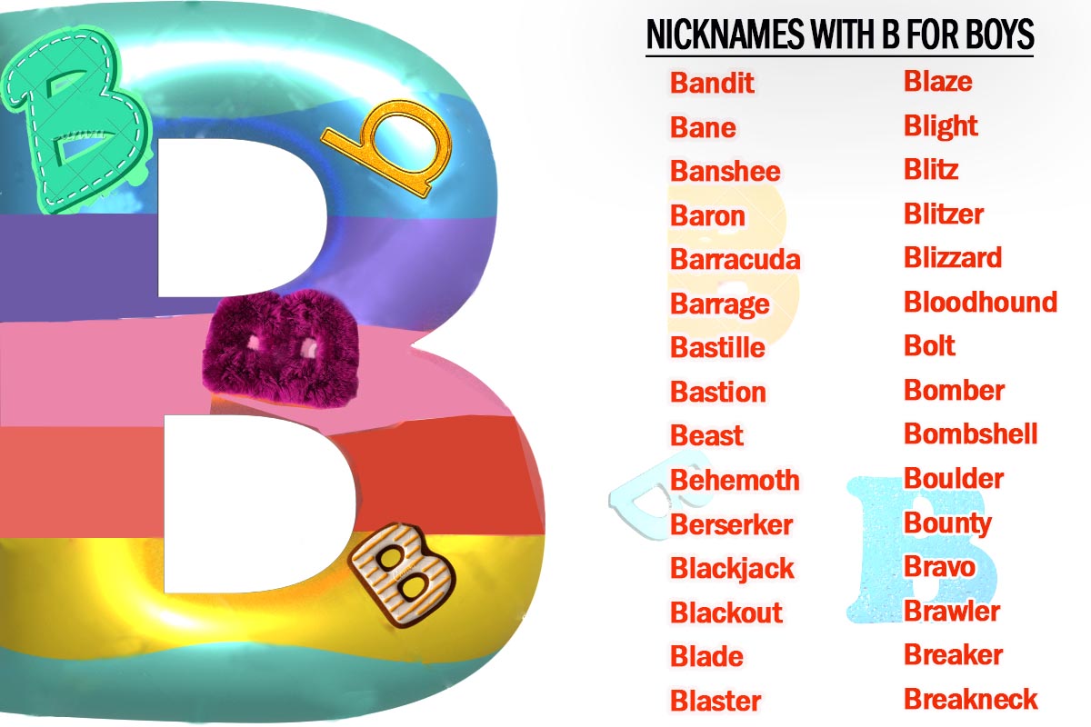 150 Awesome Nicknames With B For Boys (Badass, Funny, Cool)