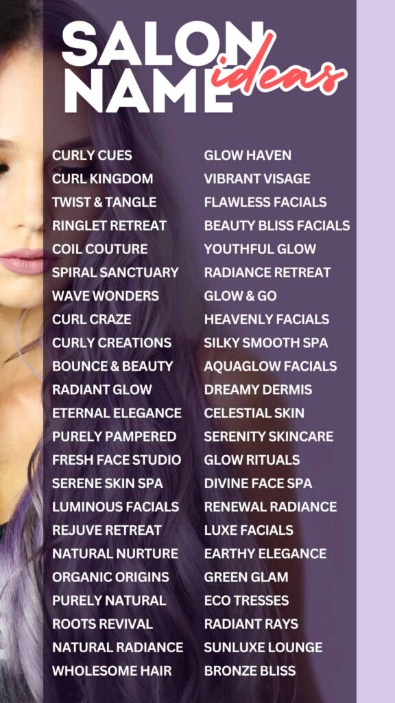 Unique Beauty Salon Name Ideas