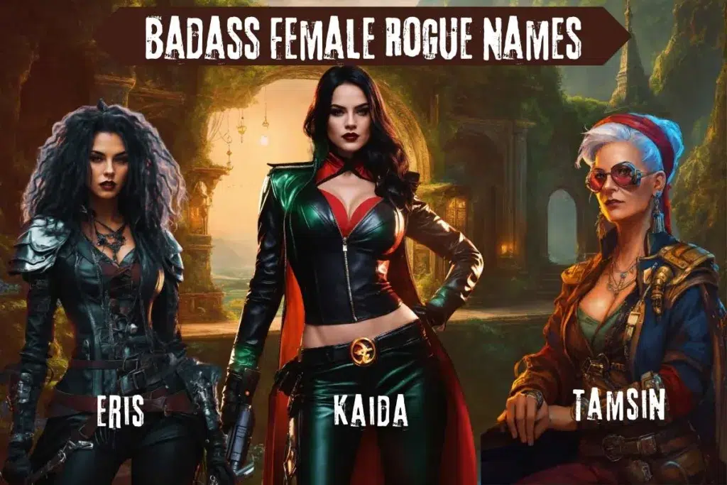 200 Badass Female Rogue Names with meanings