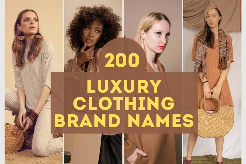 Luxury Clothing Brand Name Ideas With Slogan
