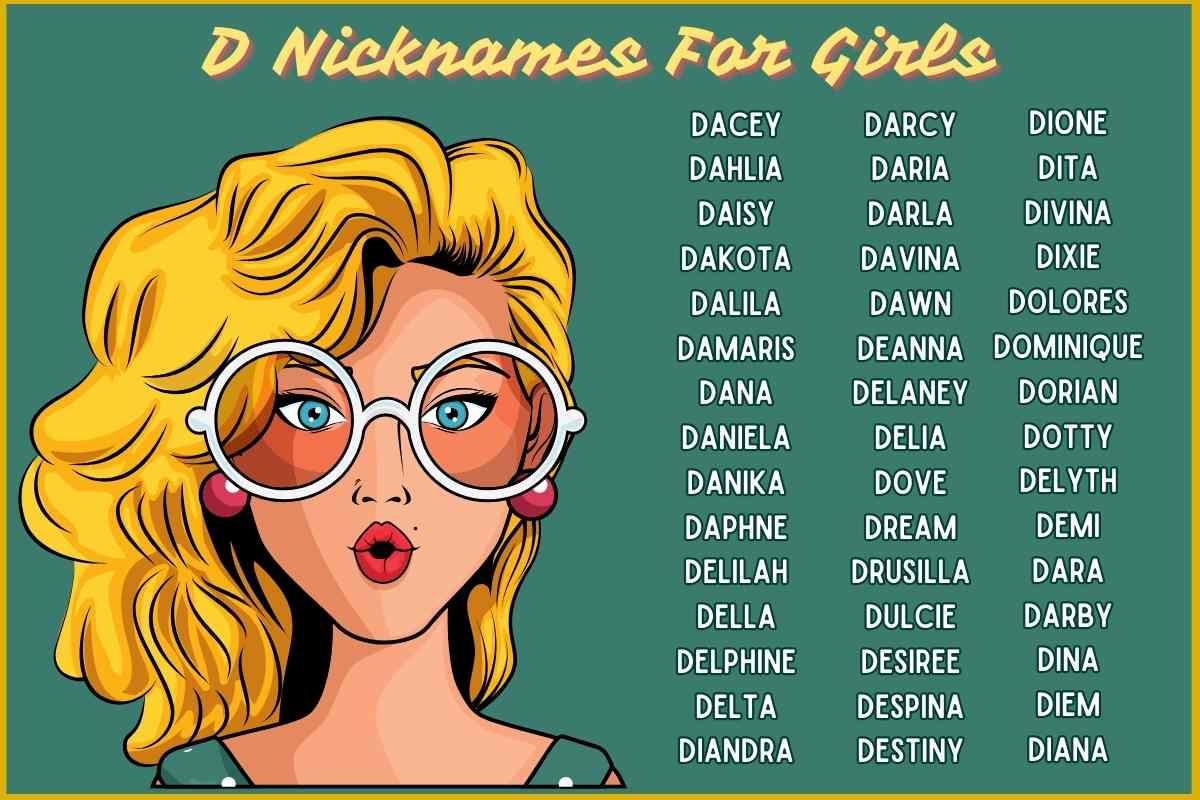 Charming D Nicknames For Girls With Meanings