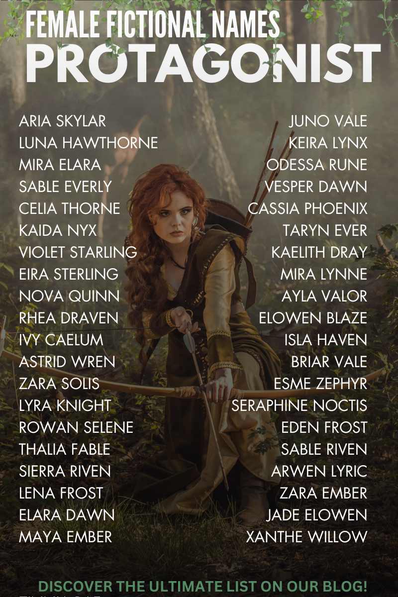 Female Fictional Character Names