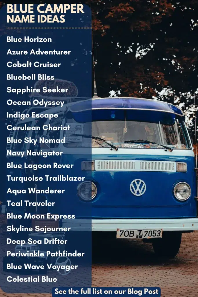 Blue Camper Name Ideas