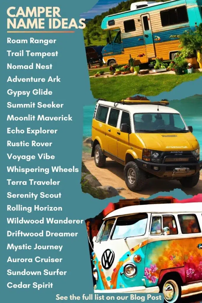 Creative and Unique Camper Name Ideas with Meaning