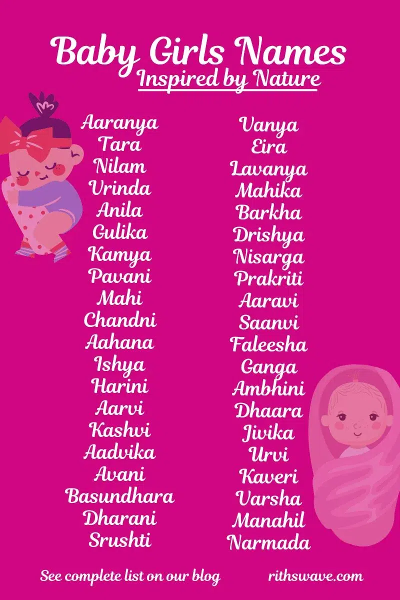 Unique Indian Baby Girls Names Inspired by Nature (1)