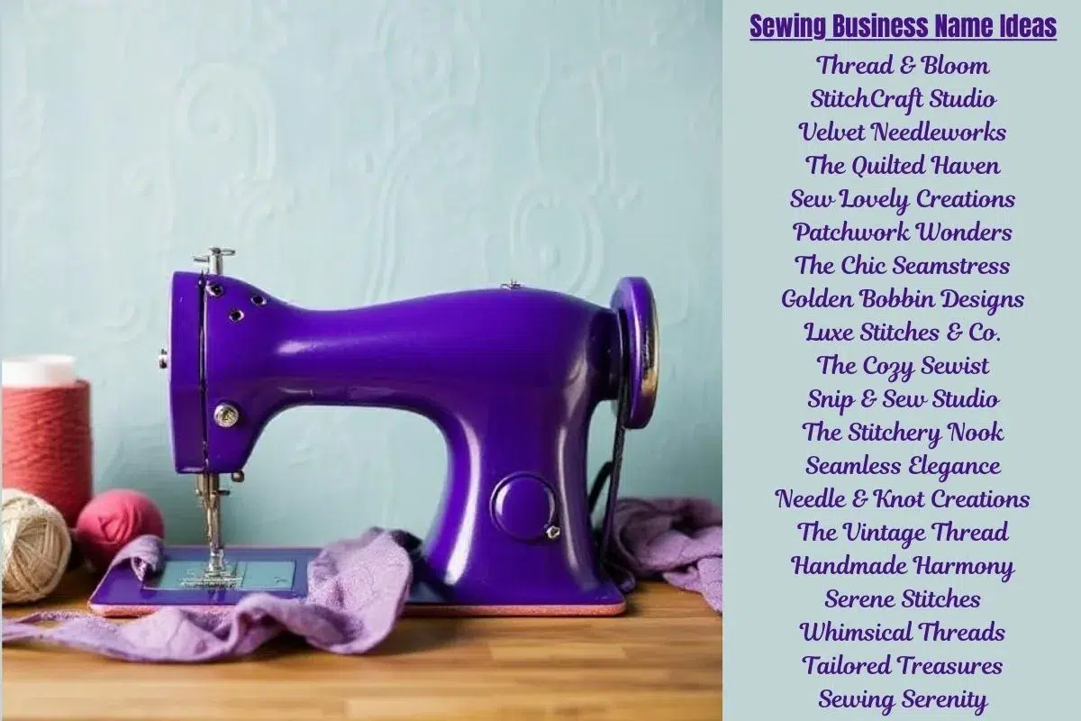 Sewing Business Name Ideas