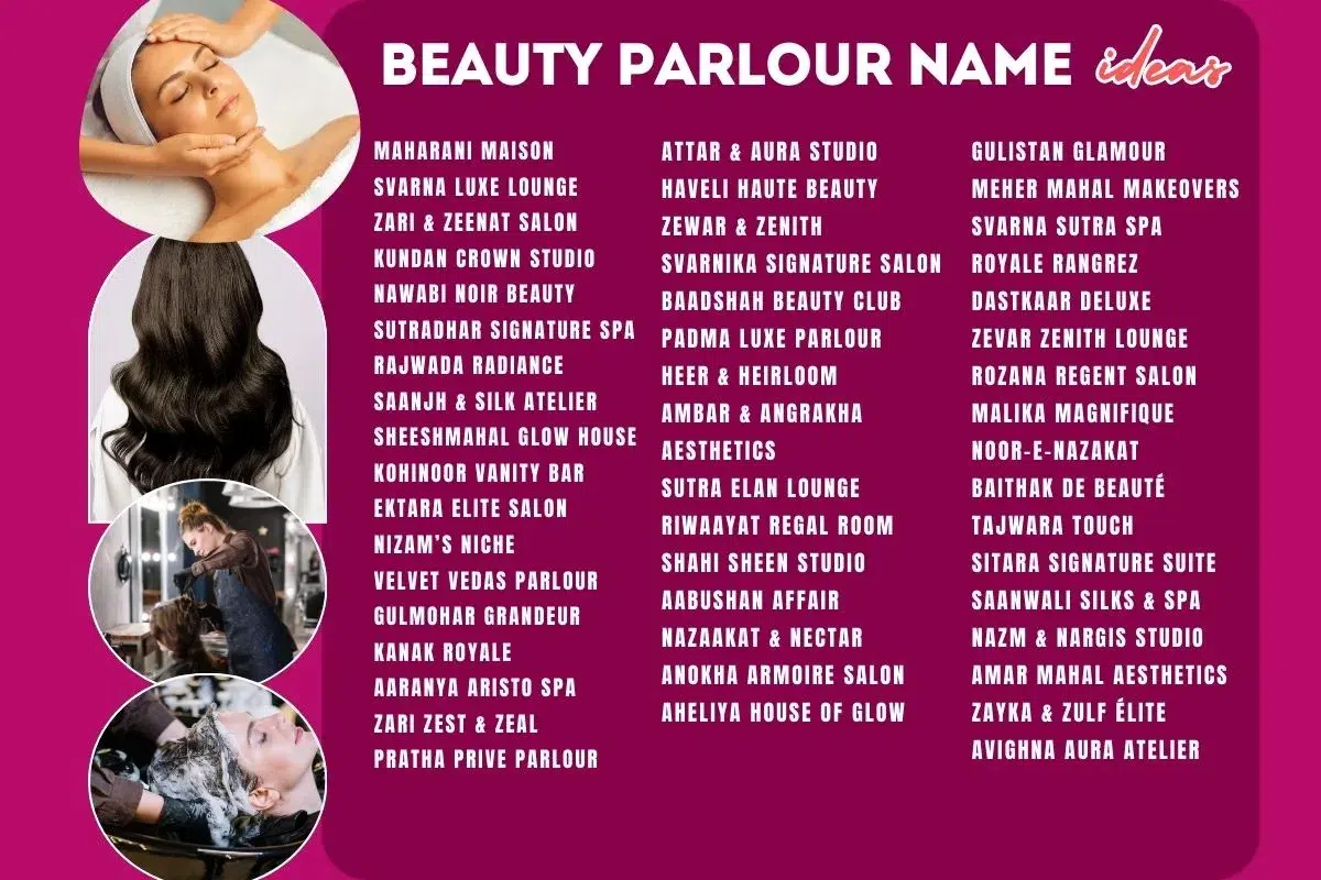 Indian Beauty Parlour Name Ideas